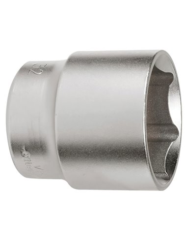 Chave de caixa hexagonal 1/2" 32 mm. Perfil de 6 lados