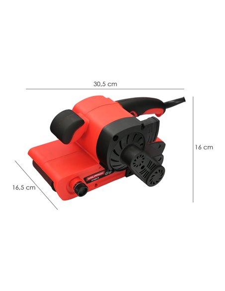 Lijadora De Banda 800 Watt. Con Aspiración Integrada
