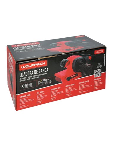 Lixadeira de cinta 800W com sucção integrada