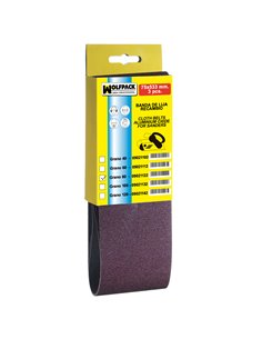 Lija recambio banda 75x533 mm. grano 80 (3 Piezas) 2