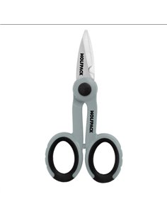 Tesoura Eletricista 140 mm. Alça TPR Sem tensão.