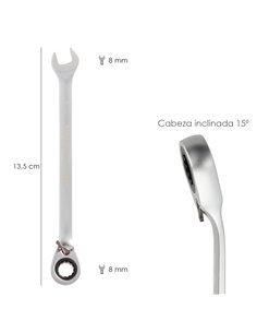 Llave Combinada Con Carraca 8 mm. DIN 3113 2