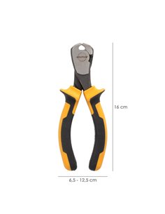 Alicates Corte Frontal 150 mm. Acero DIN 5745. Pelacables, Corta Cables, Pelador Cables, 2