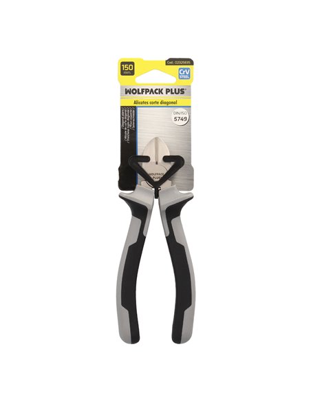 Alicates Corte diagonal 150 mm. Acero Cromo Vanadio DIN-ISO 5749  Pelacables, Corta Cables, Pelador Cables