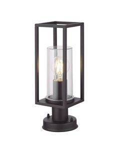 Farol de jardín sobremuro Serie Betka E27 Gris antracita