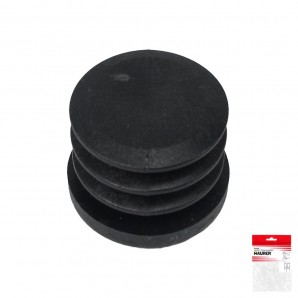 Conta interna redonda preta 30mm. Blister 4 peças. 2
