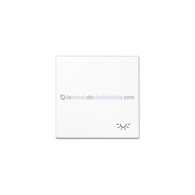 Tecla interruptor, conmutador, cruce o pulsador BLANCO JUNG LS 990
