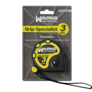 Flexometro 3 Metros Con Freno Wolfpack Grip Special 2