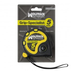 Flexometro 5 Metros Con Freno Wolfpack Grip Special 2