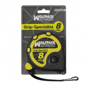Flexometro 8 Metros Con Freno Wolfpack Grip Special 2
