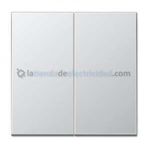Tecla interruptor, conmutador, cruce o pulsador BLANCO JUNG LS 990