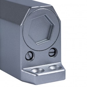 Fecha Portas Com Retentor Força 2. Cor Prata (Portas 70/90 cm.) 2