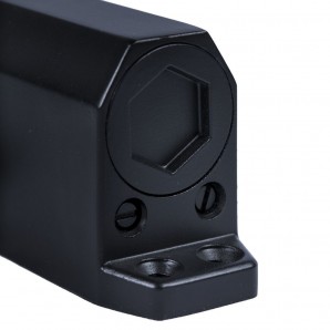 Fecha Portas Com Retentor Força 2. Cor Preta (Portas 70/90 cm.) 2