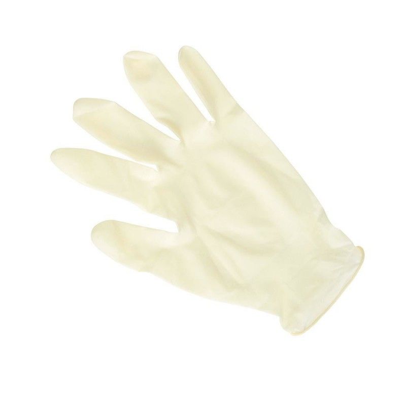 Guante Desechable Latex Sintetico Talla 8 Caja 100 Unidades