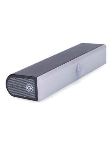 Aplique solar led 6w 720lm 6.500k con sensor crepuscular y movimiento. color negro edm