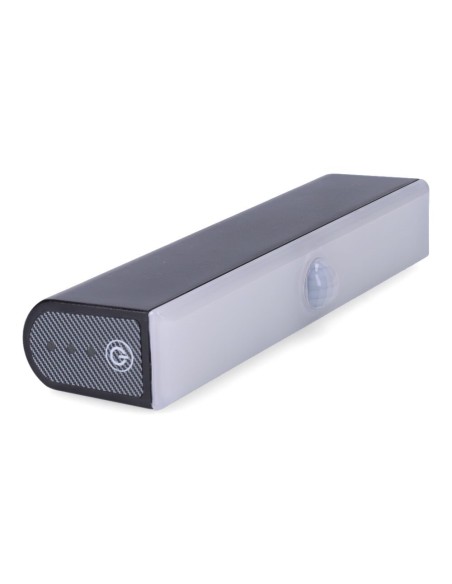 Aplique solar led 6w 720lm 6.500k con sensor crepuscular y movimiento. color negro edm