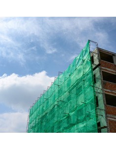 Malla de proteccion andamio blanca 3x10m fun & go 2