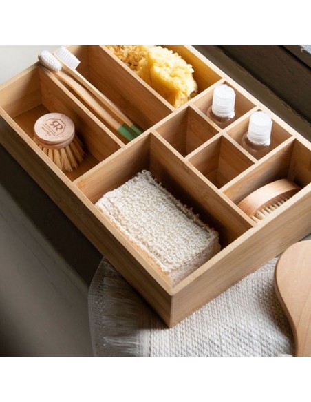 Organizador de bambú 33x21x9cm ba73010 andrea house
