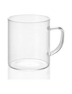 Set 2 tazas de vidrio 300ml ø7,5x8,5cm ms19209 andrea house 2