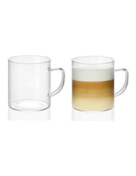 Conjunto de 2 Copos de Vidro 300ml Ø7,5x8,5cm MS19209 Andrea House