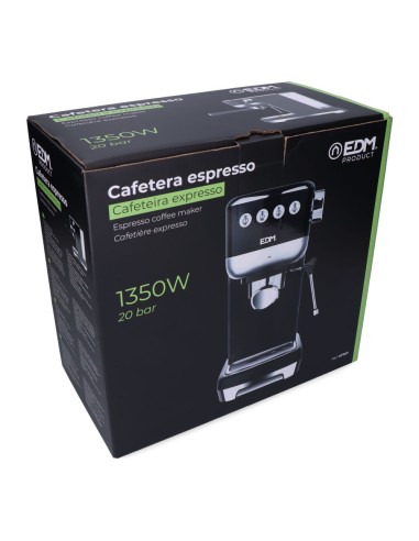 Cafetera espresso 20 bares edm