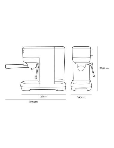 Cafetera espresso 20 bares edm