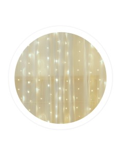 Cortina LED luminosa 3x2M Luz fría 2