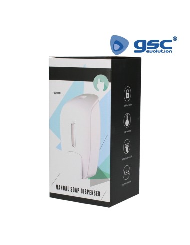 Dispensador gel hidroalcohólico manual 1L