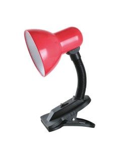 Candeeiro de mesa com braçadeira Saidu E27 Vermelho