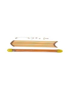 Set 10 varillas pasacables 330mm de fibra de vidrio