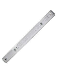 Pantalla estanca para tubo LED T8 60cm 2