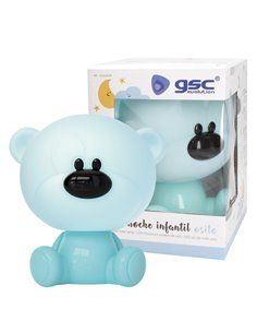 Luz de noche infantil LED Osito 2,5W Azul 2