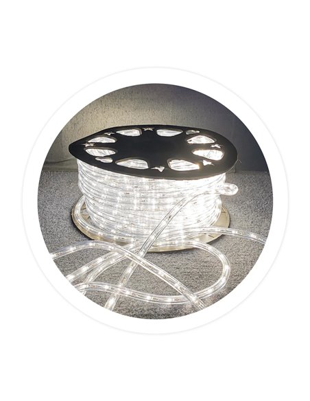 Rollo 48M tubo LED flexible Luz fría