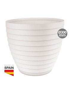 Maceta Pomara Ø300mm Blanco