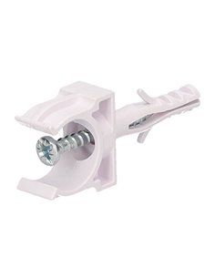Pacote de fixadores de tubo 100u com plugue Ø16mm 2