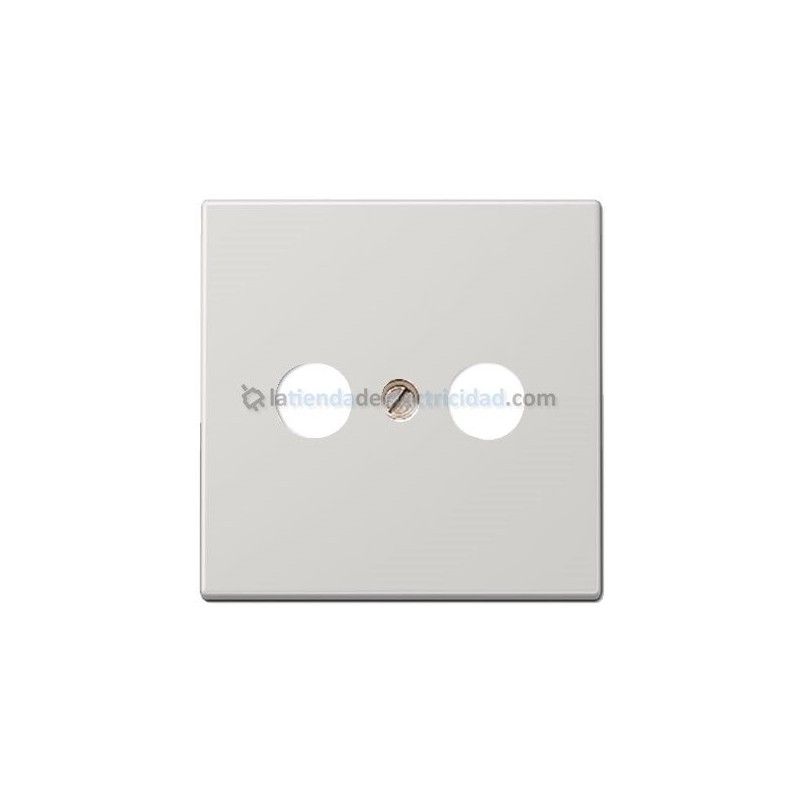 Cobertura para tomada de TV CINZA CLARO JUNG LS 990 TV