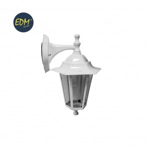 Aplique farol aluminio blanco mod. zurich 60w E27 ip44
