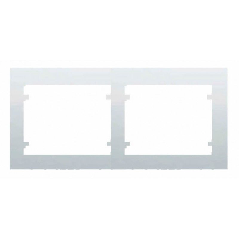 Moldura com 2 elementos horizontais BRANCO BJC IRIS 18002