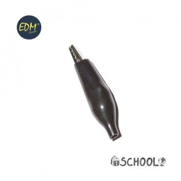 Pinza cocodrilo negra