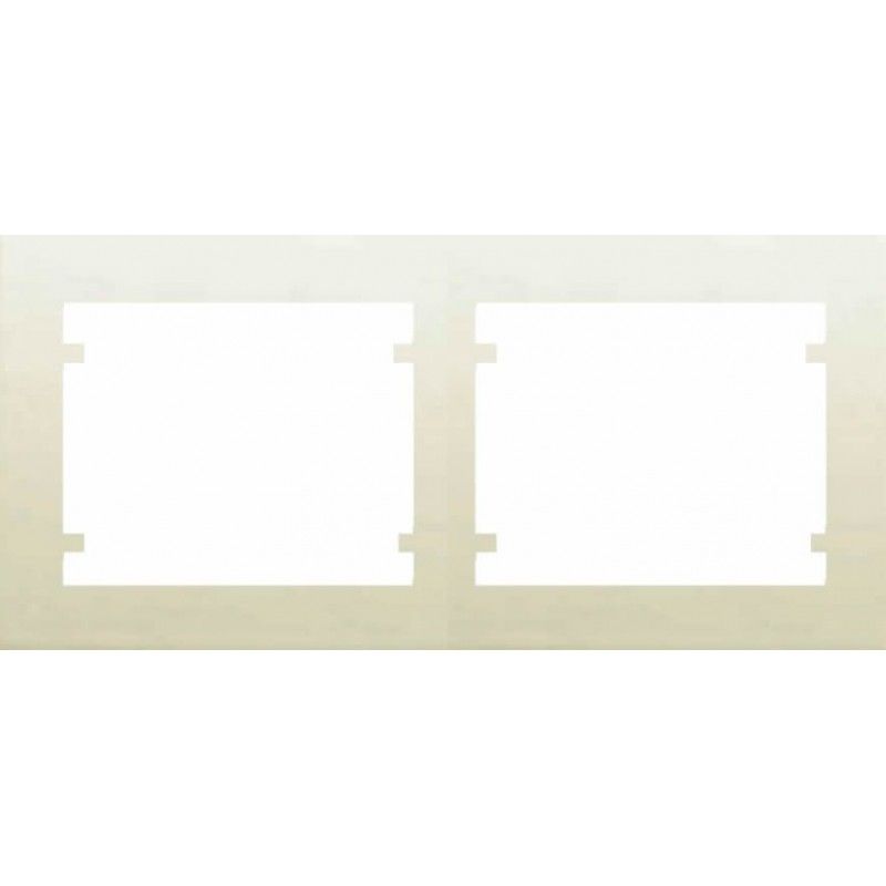 Moldura com 2 elementos horizontais BEGE BJC IRIS 18002-A