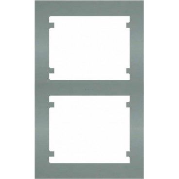 Marco de 2 elementos vertical ALUMINIO MERCURIO BJC IRIS 18102-MA
