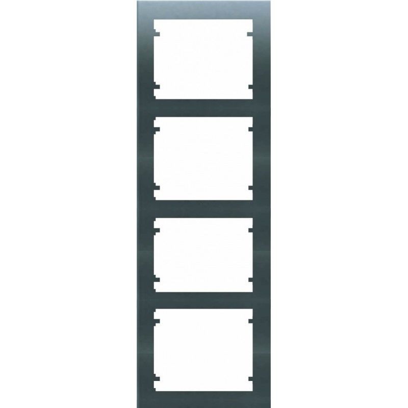 Moldura com 4 elementos verticais NEPTUNE STEEL BJC IRIS 18104-AN