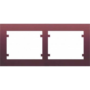 Moldura horizontal de 2 elementos RUBY RED BJC IRIS 18002-RR