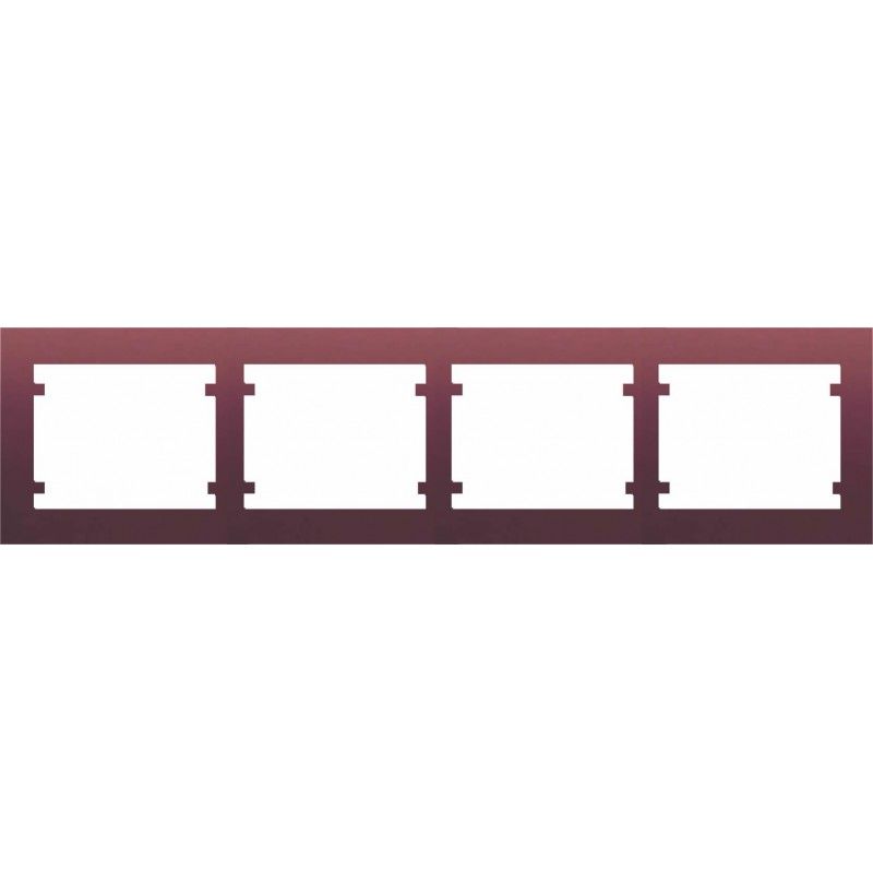 Moldura horizontal de 4 elementos RUBY RED BJC...