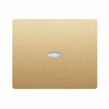 Tecla interruptor, conmutador o cruz con luminoso DORADO ODISEA BJC IRIS 18705-ODL