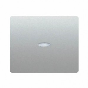 Interruptor, interruptor ou chave cruzada com luminoso MERCURY ALUMINIUM BJC IRIS 18705-MAL