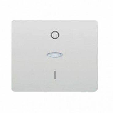 Tecla interruptor bipolar con luminoso BLANCO BJC IRIS 18708-L