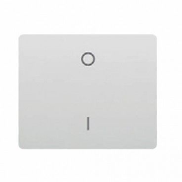Tecla para interruptor, conmutador o cruzamiento BLANCA BJC IRIS 18705