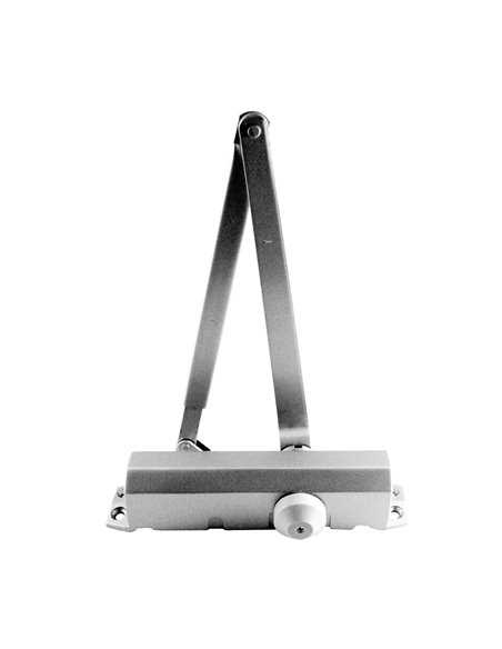 Fecho de porta padrão prata 1559 com retentor