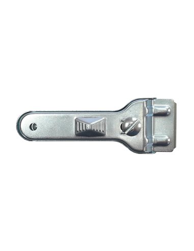 Raspador de vitrocerâmica em metal com trava